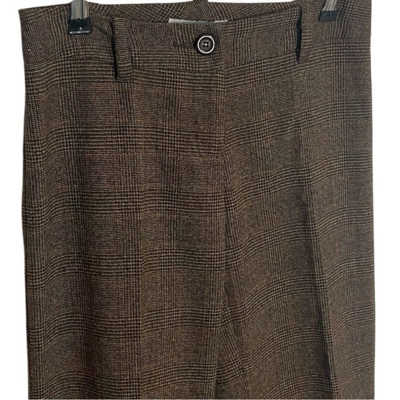 Cabi‎ Boot Cut Tan/Black Flat Front Cuffed Trouser - Picture 2 of 5